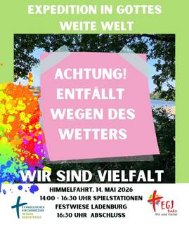 Absage Familienpilgern