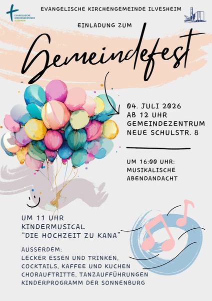 Einladung Gemeindefest