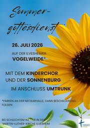 Einladung Sommergottesdienst