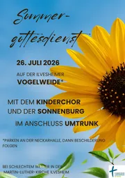 Einladung Sommergottesdienst